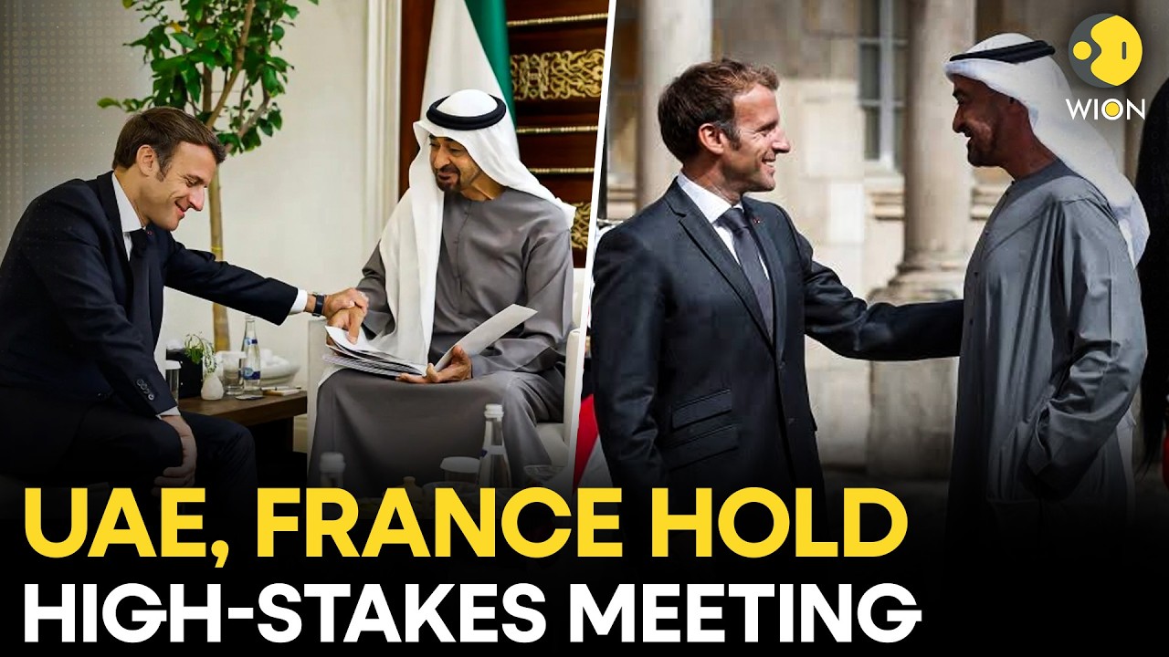 UAE-France Crucial Meet LIVE: France's Macron Meets UAE President Mohamed bin Zayed | WION