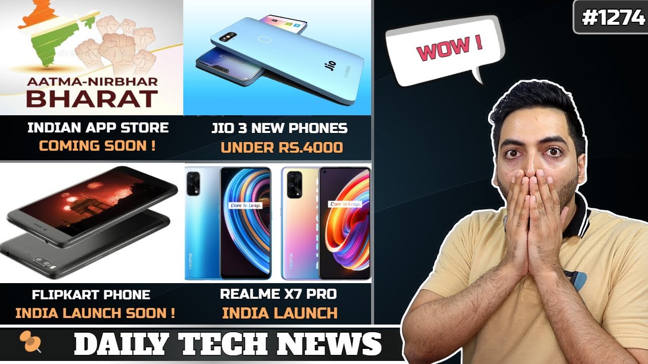 realme X7 Pro 5G India,Atmanirbhar Indian App Store,Jio Phone Price,Flipkart Phone Coming #1274