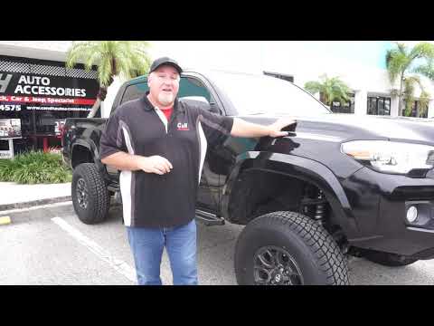 Rough Country 6 inch Lift and 1.25 Wheel Spacers on a Toyota Tacoma review by C&H Auto Accessories