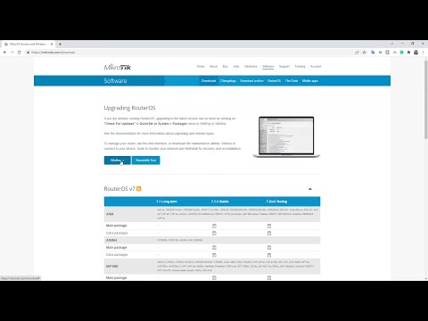Download winbox from Mikrotik to manage Mikrotik router