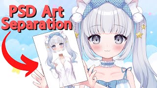 2D vTuber Art PSD Layer Guide — Step-by-Step Guide & Transcript