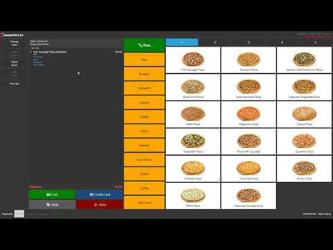 Sambapos restaurant management software, free demo available