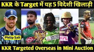 🚨 Kolkata Knight Riders Target Players in Mini Auction | Kkr new Wk | cric Circle