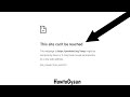 Fix The Web Page Might Be Temporarily Down Or It May Have Moved Chrome In Mobile