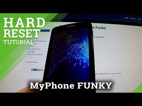 Hard Reset myPhone Funky - reset and bypass screen lock