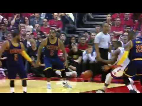 Demar DeRozan Spinning Behind the Back Game 3 2016 NBA