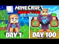 I Survived 100 Days as MrBEAST in HARDCORE Minecraft!