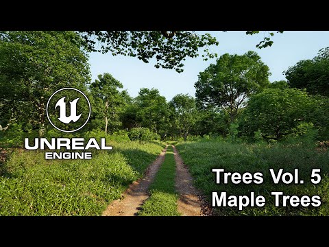 Trees Vol. 5 | Maple Trees | Unreal Engine 5.3 | Ultra Realistic Wind | BFP 2.6 #unrealengine #UE5