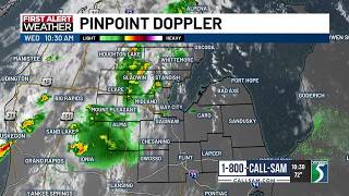 First Alert Weather Update: Scattered Rain Wednesday