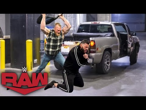Brock Lesnar Destroys Everyone & Chase Roman Reigns at WWE RAW