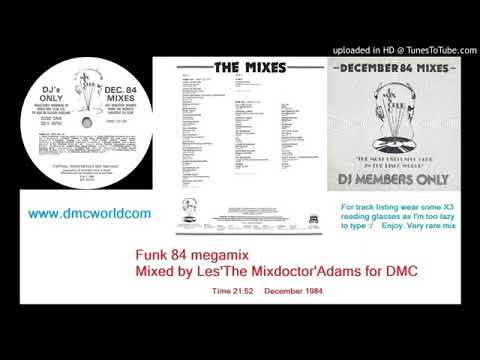 Funk 84 Megamix DMC mix by Les Adams Dec 1984