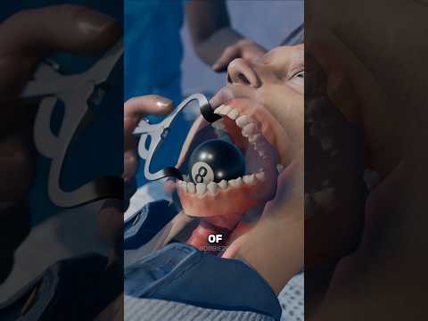 A Man Having A billiard ball Stuck In His Mouth 😱