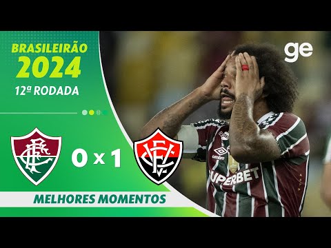 Vitória bate o Fluminense no Maracanã, sai da zona de rebaixamento e deixa o adversário na lanterna do Brasileiro