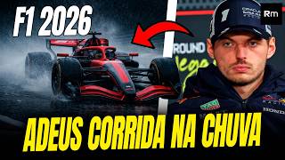 ALERTA: CORRIDA NA CHUVA EM RISCO NA F1 2026 POR QUESTÕES DE SEGURANÇA DO NOVO CARRO #f1 #formula1