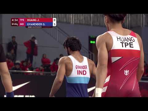 BRONZE GR - 60 kg: J. HUANG (TPE) v. G. GYANENDER (IND)