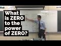 What is 0 to the power of 0?