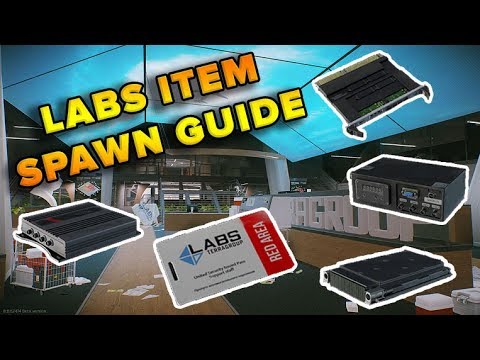 LABS QUEST ITEMS & RED KEYCARD SPAWN GUIDE | Escape From Tarkov | TweaK