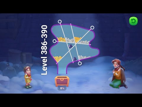 Gameplay Gardenscapes Level 386-390