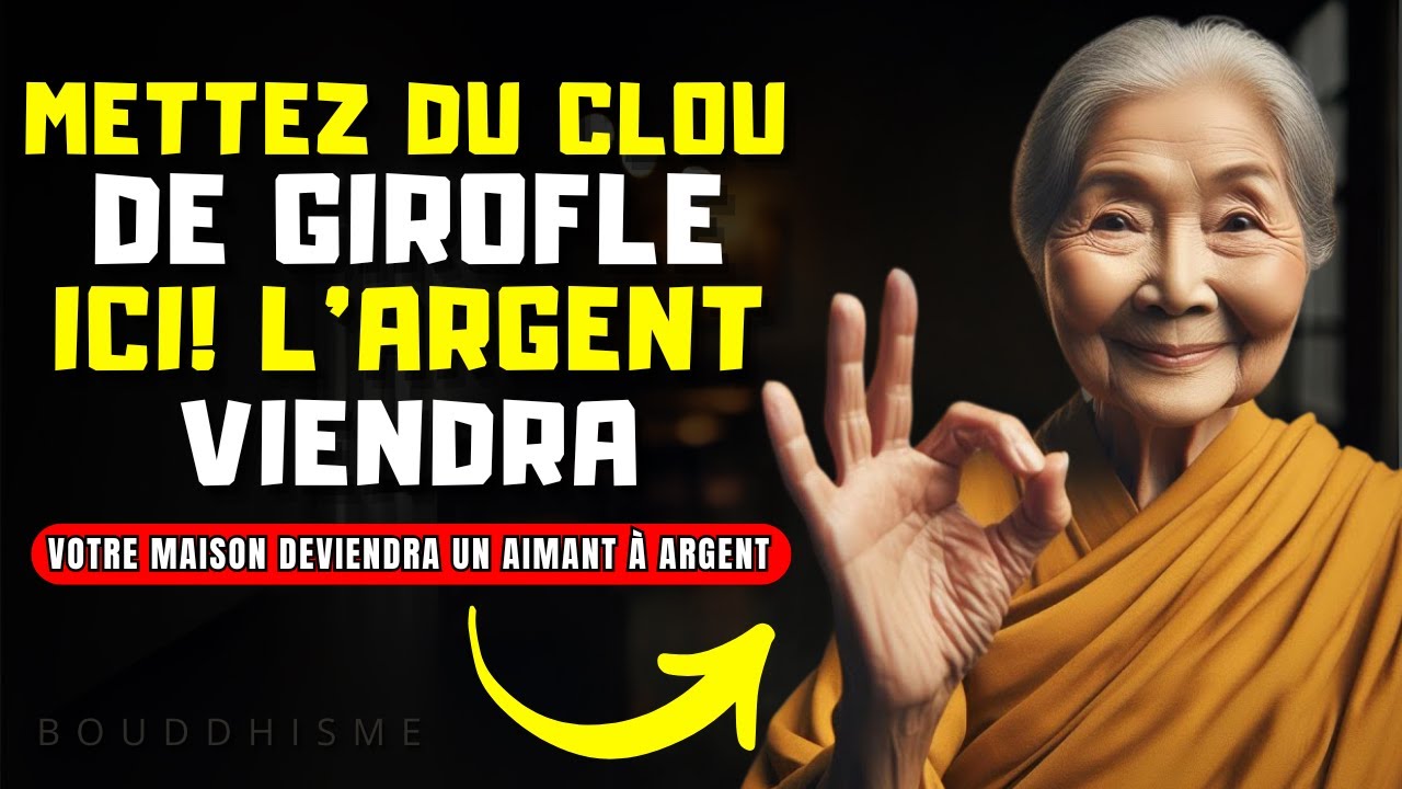 PLACEZ 3 CLOUS DE GIROFLE À CET ENDROIT ET L'ARGENT AFFLUERA | ENSEIGNEMENTS BOUDDHISTES