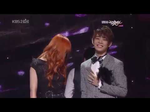 100528 Jerry - 'Going to Love(사랑한다)' ft. HyunA @KBS Music Bank