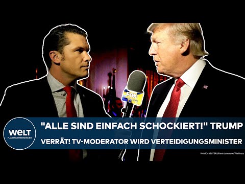 USA: "Alle sind einfach schockiert!" Donald Trump verrät! TV-Moderator wird Verteidigungsminister!