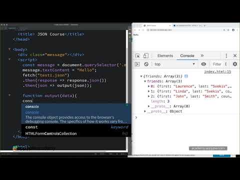 Quick Introduction to JSON