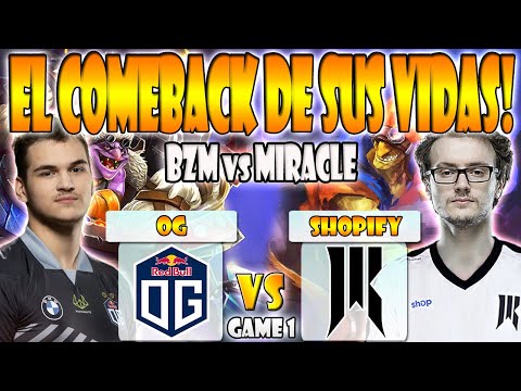OG VS SHOPIFY REBELLION BO2[GAME 1] MIRACLE, ARTEEZY VS BZM, CEB - DREAMLEAGUE SEASON 20 - DOTA 2