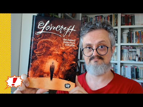 Kitinete HQ 645: LOVECRAFT (de Hans Rodionoff, Enrique Breccia e Keith Giffen, editora Comix Zone).