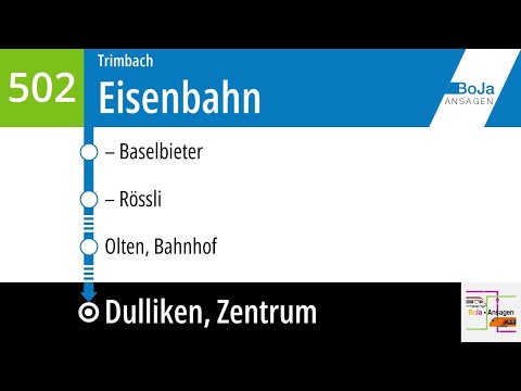BOGG Ansagen | 502 Trimbach - Dulliken | BoJa Ansagen