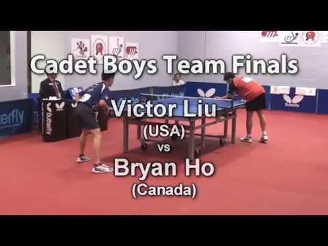 Butterfly 2014 Canadian Junior & Cadet Open - Cadet Boys Team Finals
