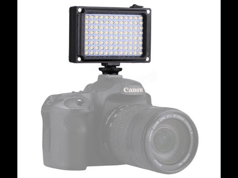 LED lempa fotoaparatui 860 liumenų Puluz video