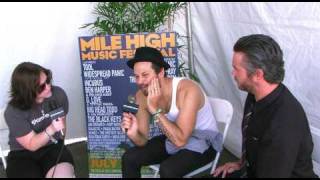 Rocco DeLuca and the Burden Interview Mile High Music Festival for Examiner.com