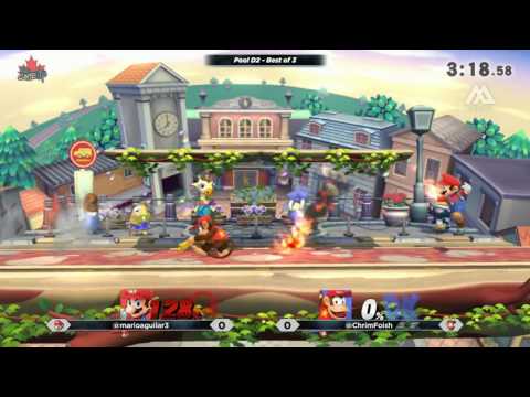 Chrim Foish vs MarioMario - The Come Up 2017 - Wii U Pools