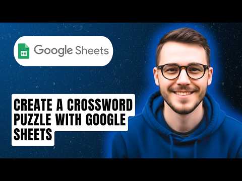 How To Create A Crossword Puzzle With Google Sheets