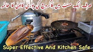 Safe And Effective Way To Kill Cockroaches|Remedies To Get Rid Of Cockroaches|Kitchen Safe Remedy