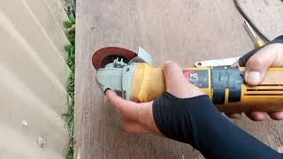 Angle grinder safety guard