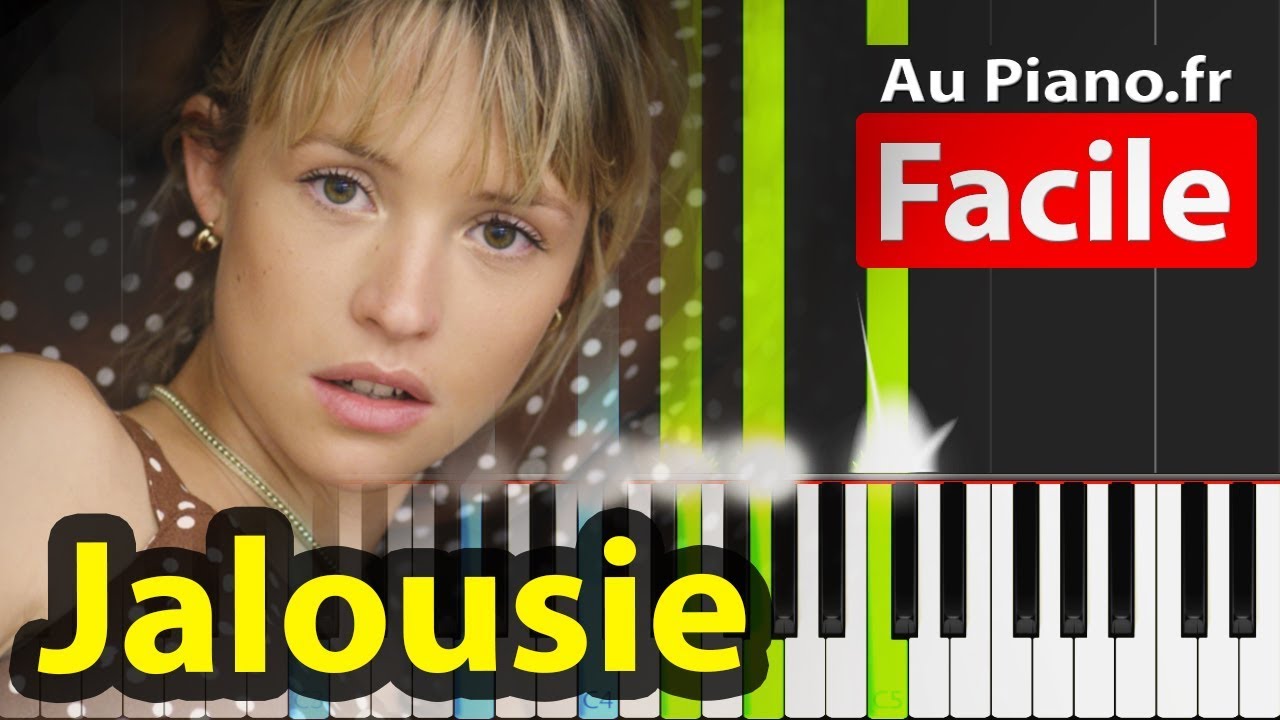 Angèle – Jalousie Piano Facile Paroles Karaoké