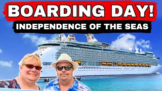 Unbelievable Embarkation Day on Royal Caribbean Independence of the Seas Christmas Cruise!