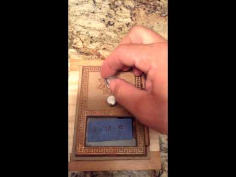 Opening a post office box door