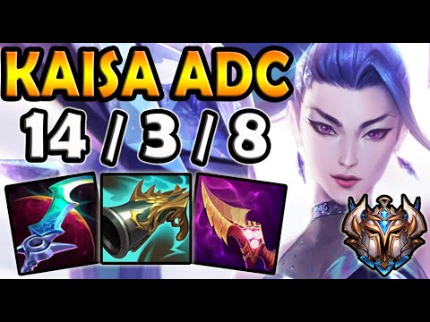 KAISA VS JHIN ADC - KOREA CHALLENGER PATCH 10.23 ✅
