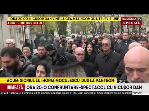 Ultimele aplauze pentru Horia Moculescu. Marele compozitor, înmormântat duminică