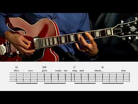 The Beatles "Back in the U.S.S.R." Guitar Lesson @ Guitarinstructor.com
