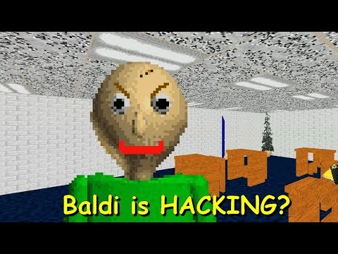 Baldi is HACKING? - Baldi's Basics V1.4.3 Mod
