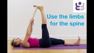 Using the limbs to access the spine - Beginners Iyengar Yoga