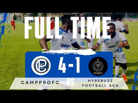 CAMPpro FC Vs Hypebuzz Football ACA (Match Highlights)