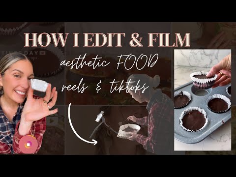 How I film, edit, & create aesthetic food reels for Instagram, TikTok, Pinterest & Youtube Shorts!