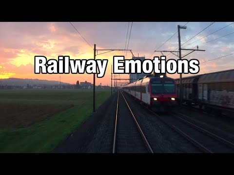 🚆 Führerstandsmitfahrt mit einem Stadler FLIRT in den Sonnenaufgang (Schweiz | S25 Brugg - Muri)