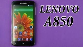 Lenovo IdeaPhone A850 (White) - відео 8