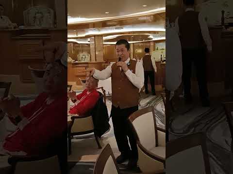 Thumbnail for Arnold Singing Waiter #grandprincess #alaska #cruise#waiter