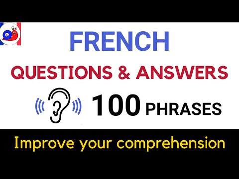 100 questions et réponses courantes en français [Compréhension orale]